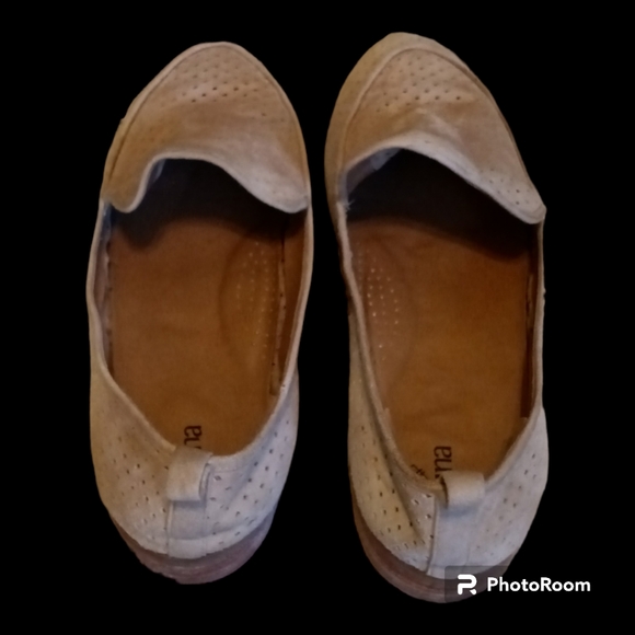 Susina Tan Suede Loafers - Picture 2 of 7